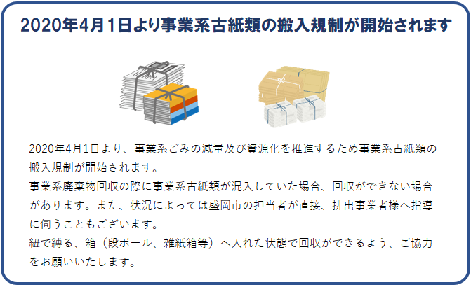 古紙リサイクル